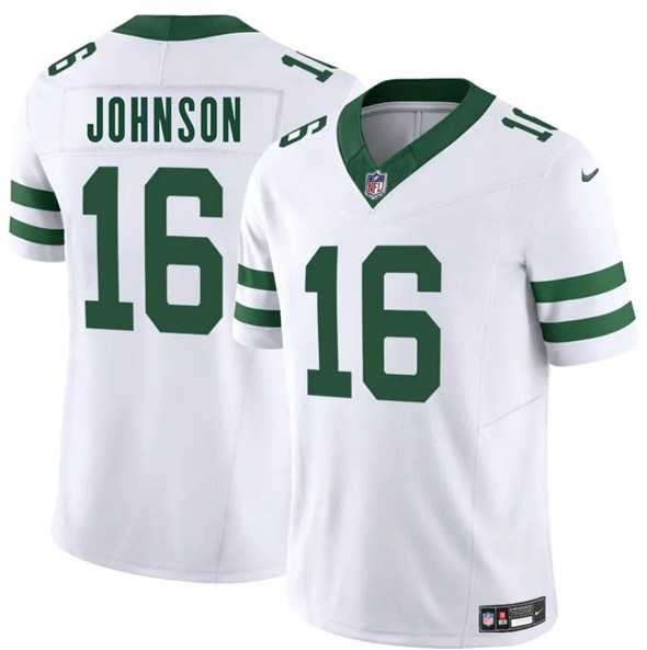 Men & Women & Youth New York Jets #16 Tyler Johnson White 2025 F.U.S.E. Vapor Untouchable Limited Stitched Jersey